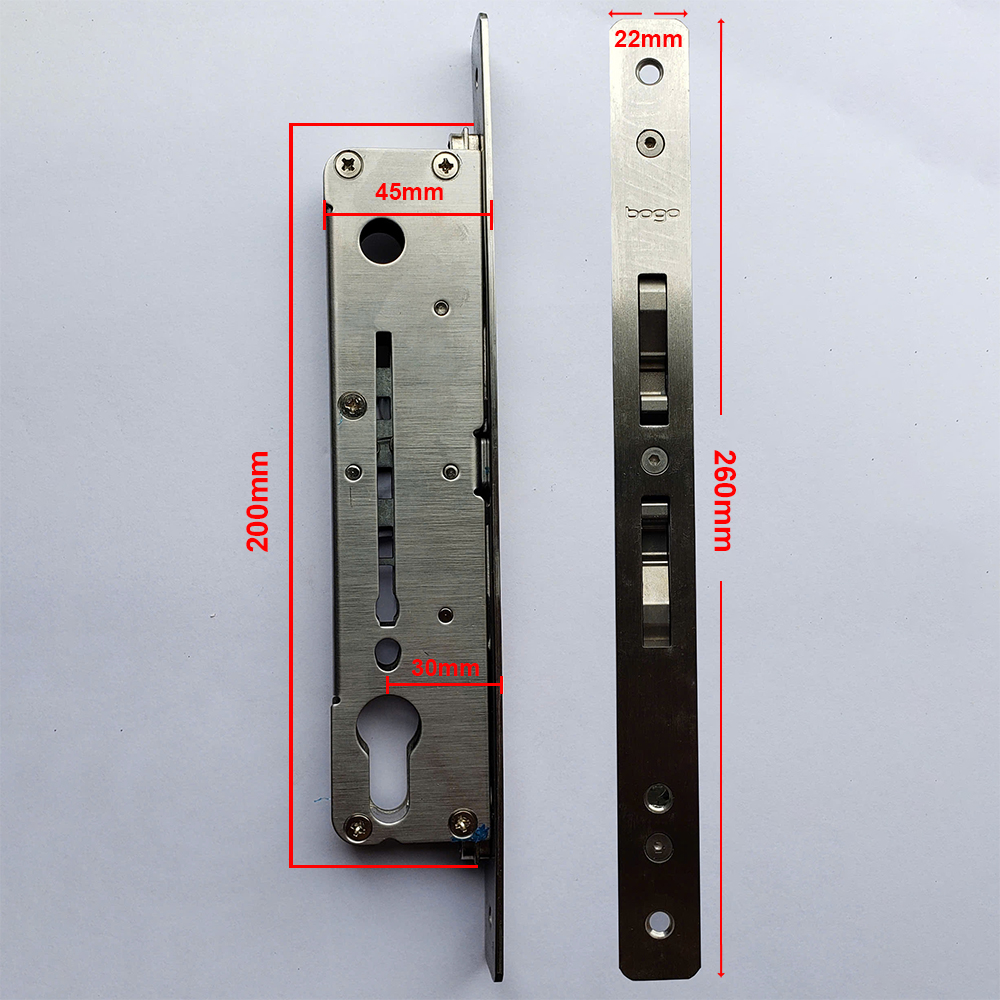 Khóa cửa lùa 1 cánh, 2 cánh Bogo ET-2272A - Ảnh 9