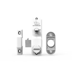 Khóa B52 cửa trượt Huy Hoàng màu trắng