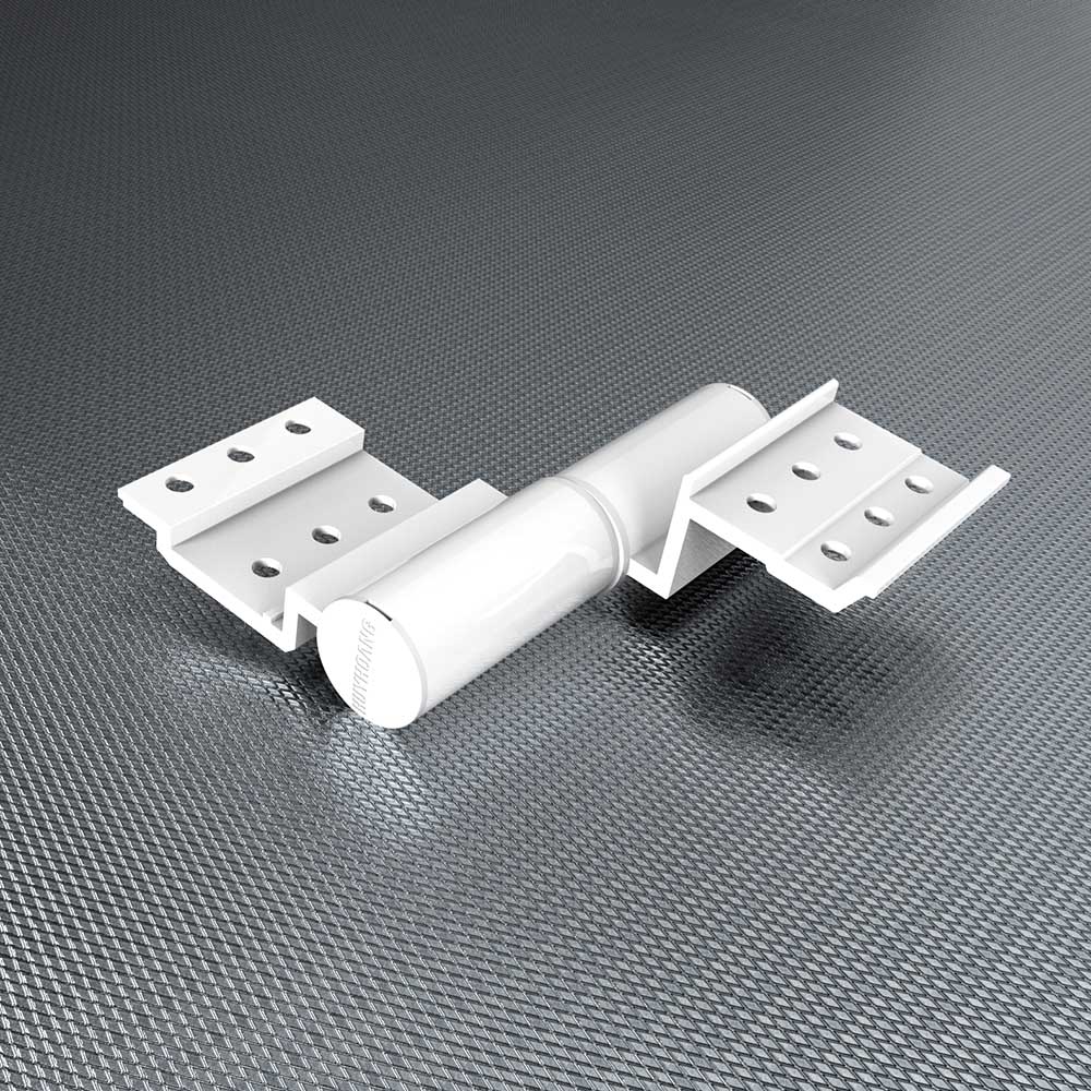 Bản lề 2D khung - cánh Xingfa Huy Hoàng màu trắng - Ảnh 2