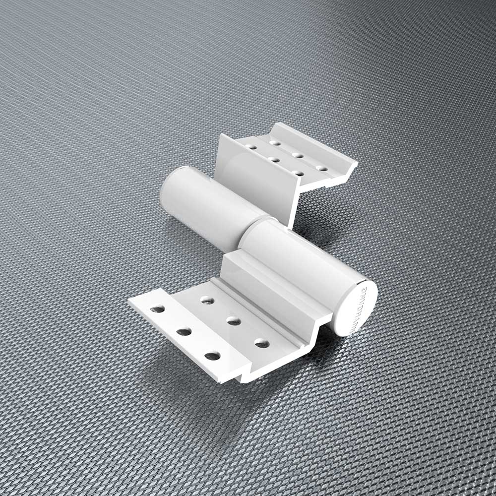 Bản lề 2D khung - cánh Xingfa Huy Hoàng màu trắng - Ảnh 3