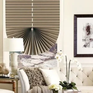 Rèm roman quạt đẹp NTLRMQ01