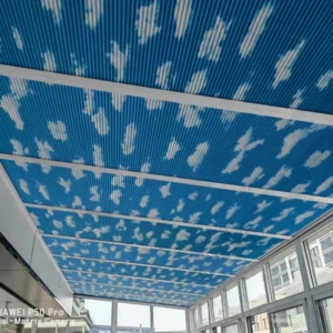 Rèm tổ ông che giếng trời