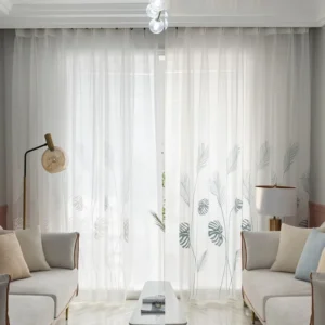 Mẫu rèm voan 2 lớp hiện đại dành cho khách hàng