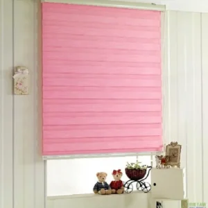 Rèm cầu vồng màu hồng đẹp sang trọng