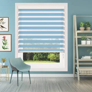 Mẫu rèm cửa đẹp màu xanh hiện đại