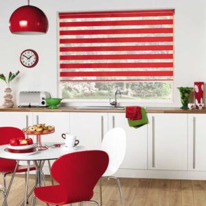 Màn Cửa sổ Cầu Vồng màu đỏ Hiện Đại, Tinh Tế Phục Vụ Mọi Không Gian