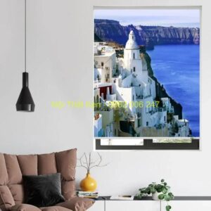 Các mẫu rèm tranh đẹp cửa cuốn in 3d siêu nét NTKRCT05