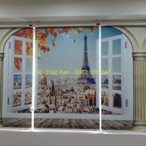 Rèm tranh cuốn NTKRCT20 sự lựa chọn thích hợp cho phòng khách