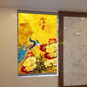 Rèm cuốn tranh in 3D NTKRCT51 chống nắng chịu nhiệt