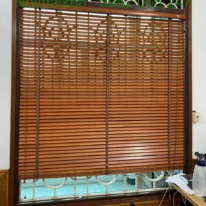 Rèm sáo gỗ cao cấp cửa sổ Star Blinds RG35