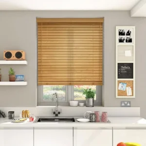 Rèm sáo gỗ nhựa giả gỗ SWF-01 NTKRNG13