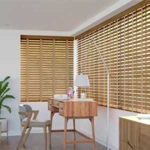 Rèm sáo nhựa giả gỗ Sankaku-02 NTKRNG14