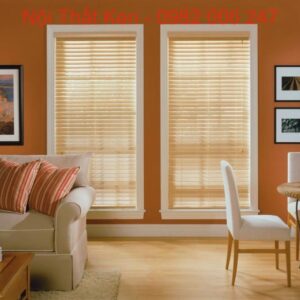 Rèm sáo gỗ nhựa giả gỗ SW-09 NTKRNG25