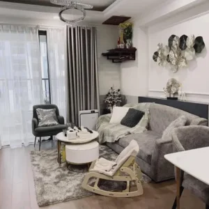 Rèm vải Hàn Quốc trơn một màu cản sáng